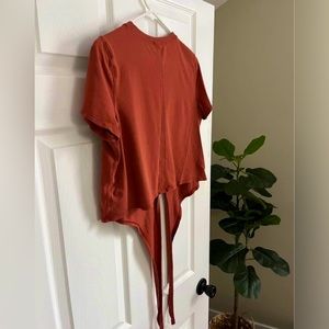 Lulu lemon tie front top